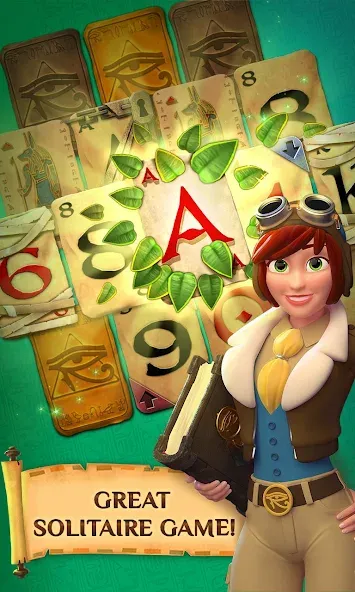 Pyramid Solitaire Saga — Безлимитные подсказки и жизни, скачать мод APK — скриншот 1
