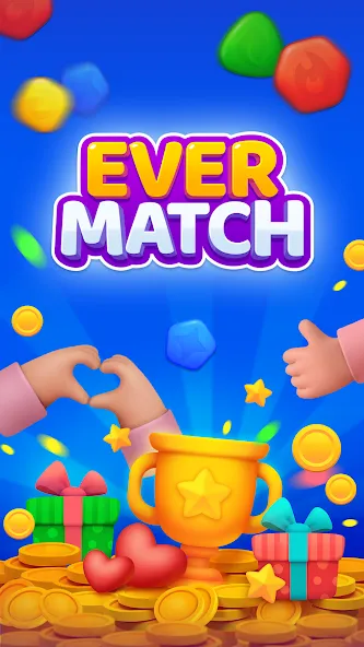 Скачать EverMatch 3 Game Mod APK — Безлимитные ходы и бонусы — скриншот 1