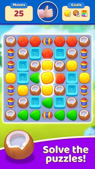Скачать EverMatch 3 Game Mod APK — Безлимитные ходы и бонусы — скриншот 4
