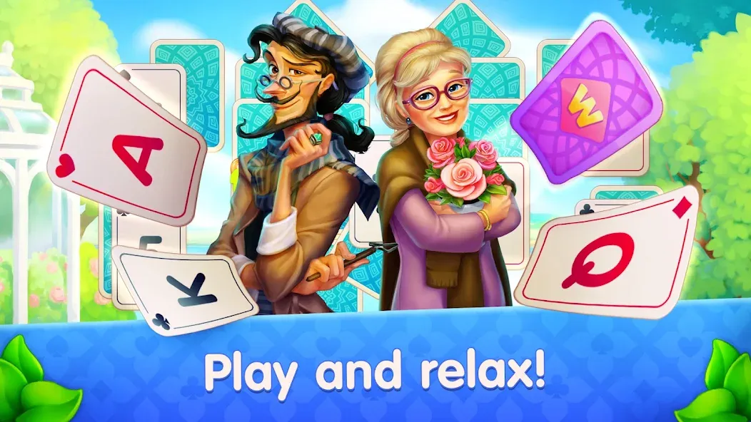 CityMix Solitaire TriPeaks — последняя версия с модом (Безлимитные монеты и открыты уровни) — скриншот 1 CityMix Solitaire TriPeaks — последняя версия с модом (Безлимитные монеты и открыты уровни) — скриншот 1