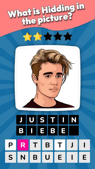 Guess the Celebrities на телефон — скачать мод: Открыты все знаменитости и уровни — скриншот 3 Guess the Celebrities на телефон — скачать мод: Открыты все знаменитости и уровни — скриншот 3