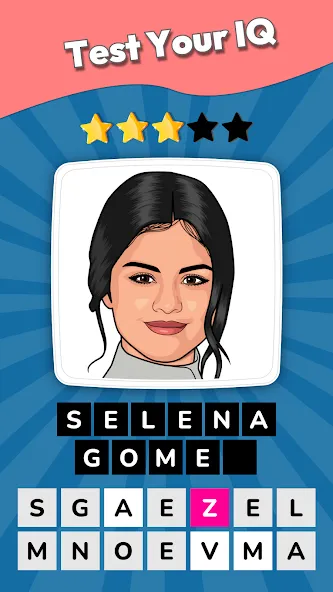 Guess the Celebrities на телефон — скачать мод: Открыты все знаменитости и уровни — скриншот 4 Guess the Celebrities на телефон — скачать мод: Открыты все знаменитости и уровни — скриншот 4