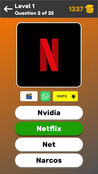 Logo Game: Multiple Choice — скачать мод: Открыты все логотипы и подсказки — скриншот 2