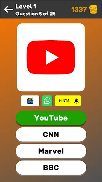 Logo Game: Multiple Choice — скачать мод: Открыты все логотипы и подсказки — скриншот 5