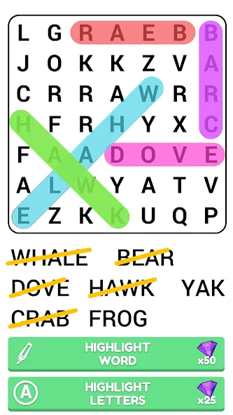 Word Search Puzzle Game взлом APK — Без рекламы и подсказки доступны — скриншот 5 Word Search Puzzle Game взлом APK — Без рекламы и подсказки доступны — скриншот 5