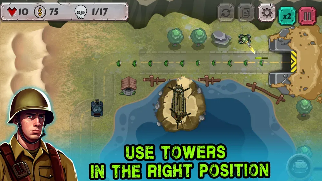 Скачать Battle Strategy: Tower Defense Mod APK — Безлимитные деньги и усиленные башни — скриншот 3 Скачать Battle Strategy: Tower Defense Mod APK — Безлимитные деньги и усиленные башни — скриншот 3
