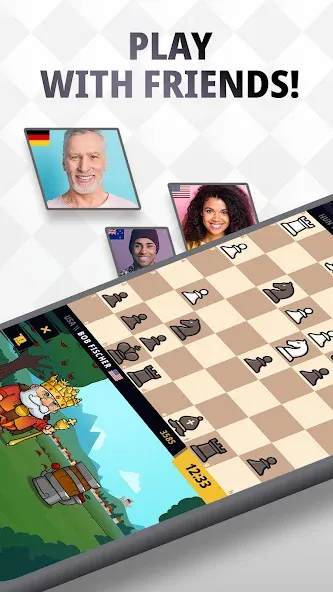 Chess Universe : Play Online на телефон — скачать мод: Без рекламы и разблокировано всё — скриншот 1 Chess Universe : Play Online на телефон — скачать мод: Без рекламы и разблокировано всё — скриншот 1
