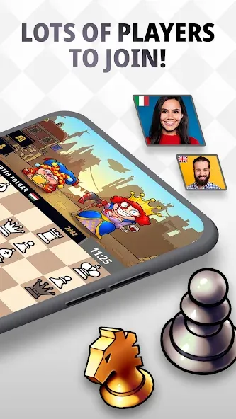 Chess Universe : Play Online на телефон — скачать мод: Без рекламы и разблокировано всё — скриншот 2 Chess Universe : Play Online на телефон — скачать мод: Без рекламы и разблокировано всё — скриншот 2