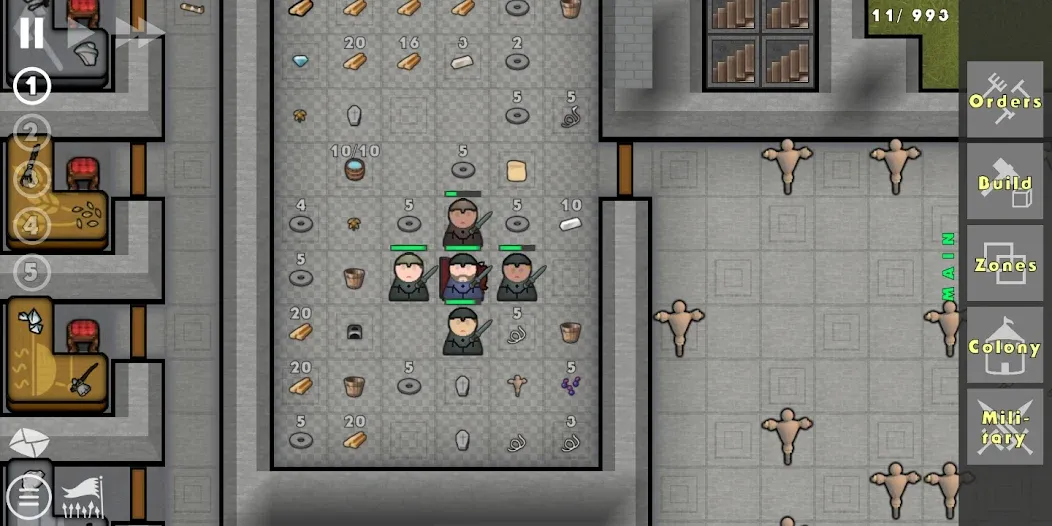 Скачать Going Deeper! : Colony Sim мод — Безлимитные ресурсы и ускоренное строительство — скриншот 1