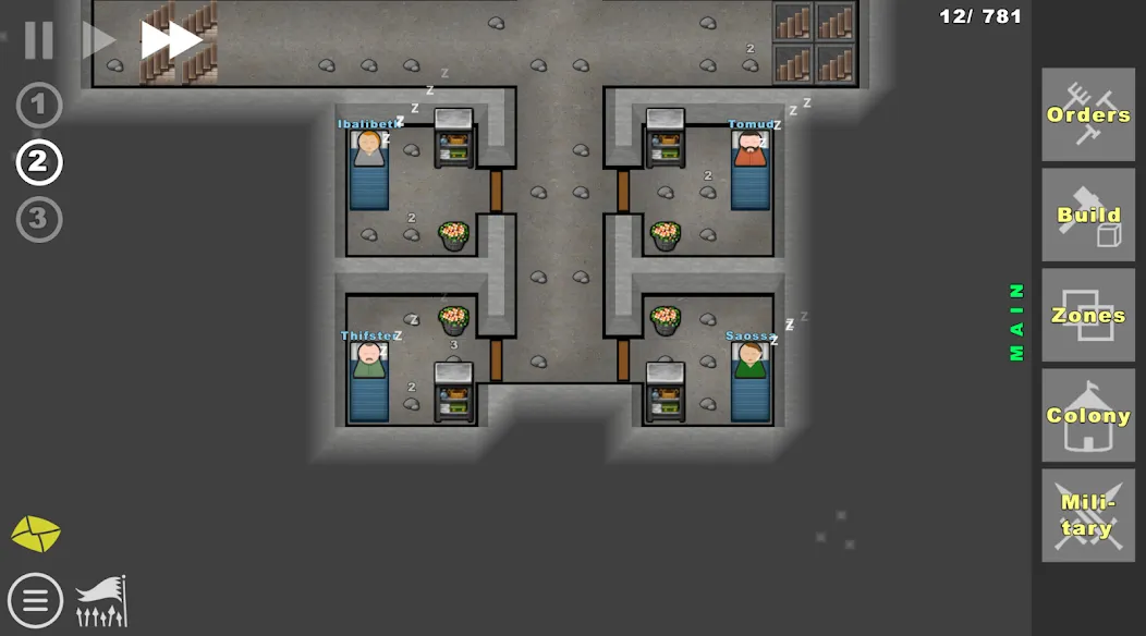 Скачать Going Deeper! : Colony Sim мод — Безлимитные ресурсы и ускоренное строительство — скриншот 4