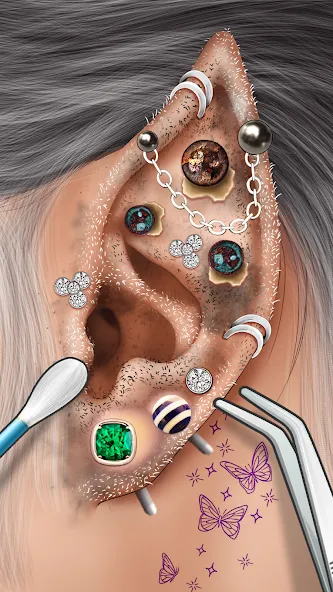 Скачать Ear Salon ASMR Ear Wax& Tattoo на Андроид с модом — Все процедуры разблокированы и доступны — скриншот 3 Скачать Ear Salon ASMR Ear Wax& Tattoo на Андроид с модом — Все процедуры разблокированы и доступны — скриншот 3
