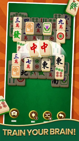 Скачать мод Mahjong Solitaire - Master — Безлимитные подсказки и отмены ходов — скриншот 1