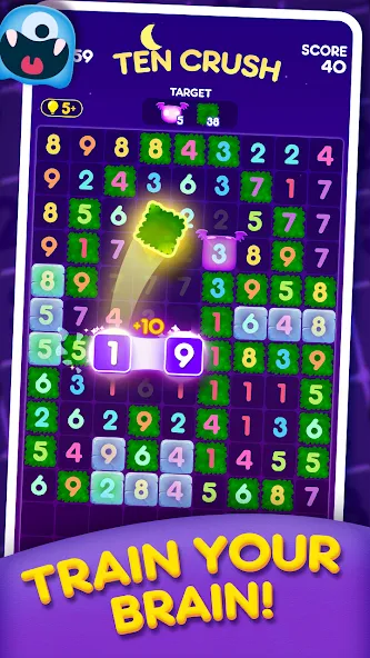 Ten Crush — Безлимитные жизни и подсказки, скачать мод APK — скриншот 3
