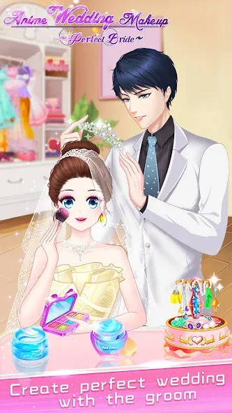 Мод Makeup Bride: Perfect Wedding — Безлимитные деньги и все наряды открыты, скачать APK — скриншот 3 Мод Makeup Bride: Perfect Wedding — Безлимитные деньги и все наряды открыты, скачать APK — скриншот 3
