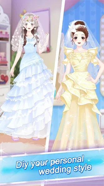 Мод Makeup Bride: Perfect Wedding — Безлимитные деньги и все наряды открыты, скачать APK — скриншот 4 Мод Makeup Bride: Perfect Wedding — Безлимитные деньги и все наряды открыты, скачать APK — скриншот 4