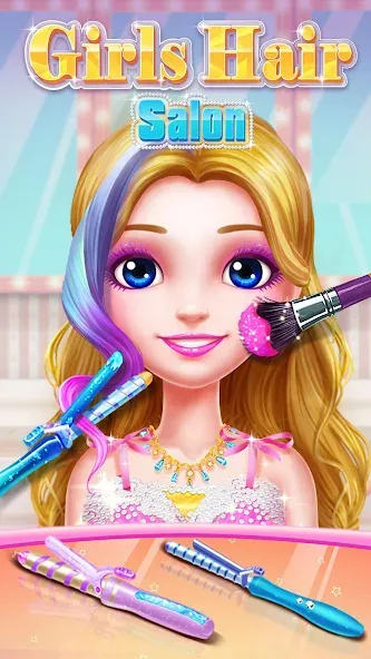 Girls Hair Salon — последняя версия с модом (Безлимитные деньги и все предметы) — скриншот 3 Girls Hair Salon — последняя версия с модом (Безлимитные деньги и все предметы) — скриншот 3