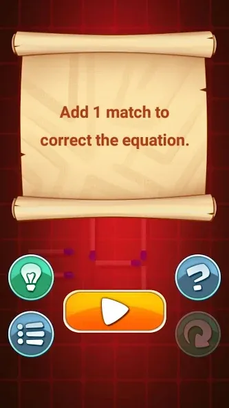 Matches Puzzle Game (Мод: Безлимитные подсказки и отмена ходов) — скачать на Андроид — скриншот 3 Matches Puzzle Game (Мод: Безлимитные подсказки и отмена ходов) — скачать на Андроид — скриншот 3