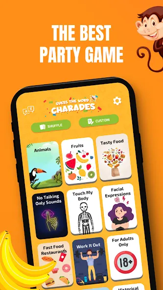 Charades взлом на Андроид — Открыты все категории и подсказки — скриншот 1 Charades взлом на Андроид — Открыты все категории и подсказки — скриншот 1