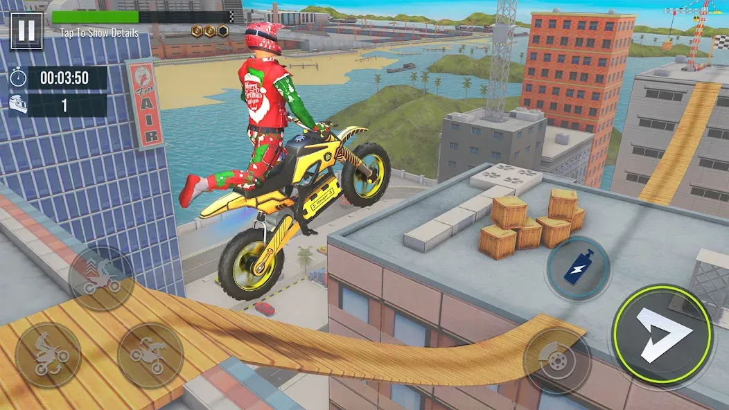 Bike Stunt : Motorcycle Game бесплатно на Андроид — мод: Безлимитные деньги и все байки открыты — скриншот 2 Bike Stunt : Motorcycle Game бесплатно на Андроид — мод: Безлимитные деньги и все байки открыты — скриншот 2