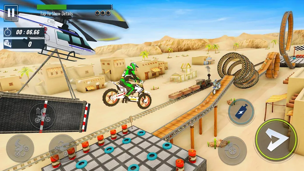 Bike Stunt : Motorcycle Game бесплатно на Андроид — мод: Безлимитные деньги и все байки открыты — скриншот 5 Bike Stunt : Motorcycle Game бесплатно на Андроид — мод: Безлимитные деньги и все байки открыты — скриншот 5