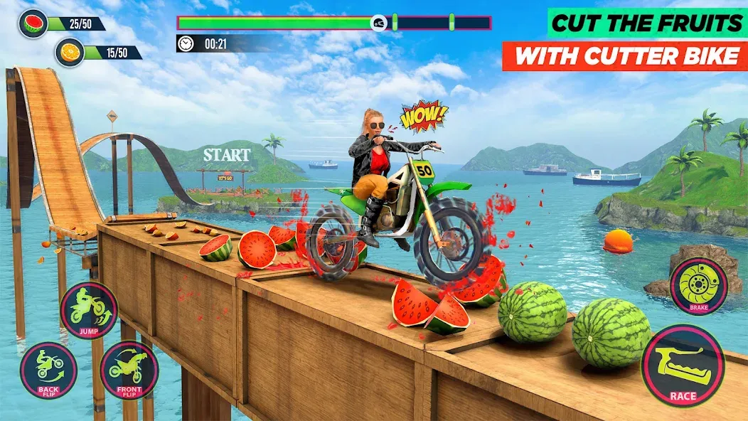 Скачать взлом Bike Stunt Game: Tricks Master — Безлимитные деньги и все трюки — скриншот 2 Скачать взлом Bike Stunt Game: Tricks Master — Безлимитные деньги и все трюки — скриншот 2