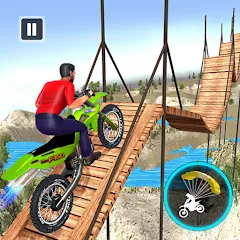 Скачать взлом Bike Stunt Game: Tricks Master — Безлимитные деньги и все трюки