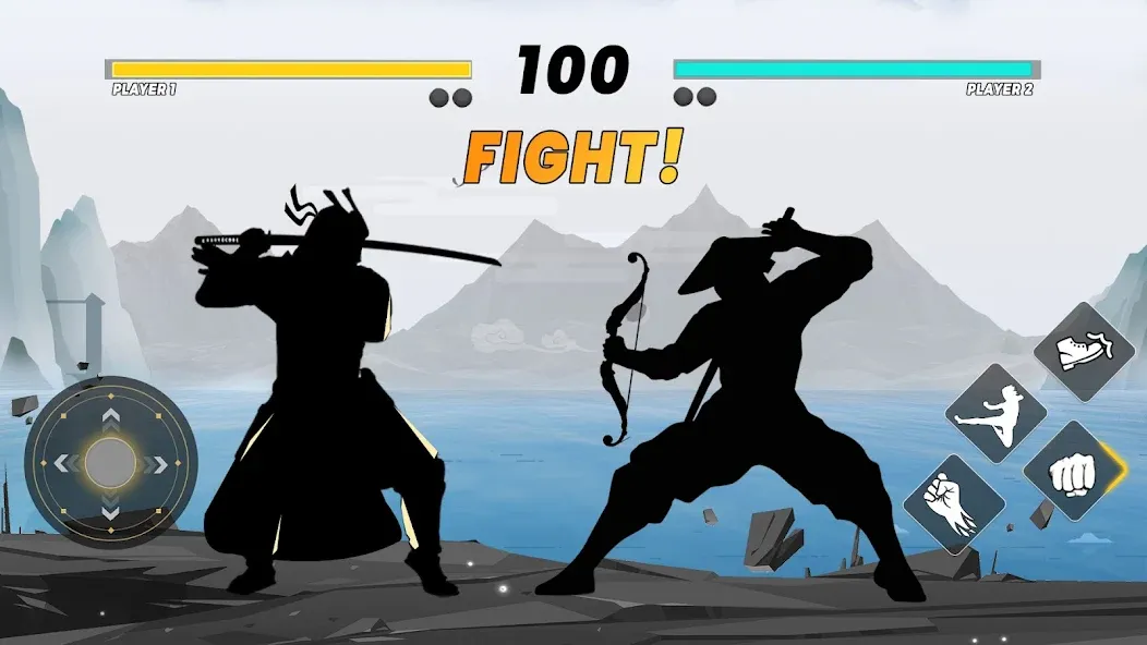 Скачать Sword Shadow Fighting Game 3D Mod APK — Безлимитные деньги и оружие — скриншот 1 Скачать Sword Shadow Fighting Game 3D Mod APK — Безлимитные деньги и оружие — скриншот 1