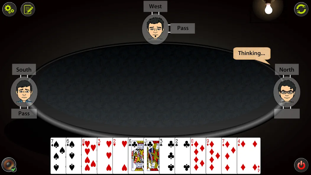 Auction Bridge & IB Card Game мод на Андроид: Без рекламы и разблокированы все режимы — скриншот 3 Auction Bridge & IB Card Game мод на Андроид: Без рекламы и разблокированы все режимы — скриншот 3