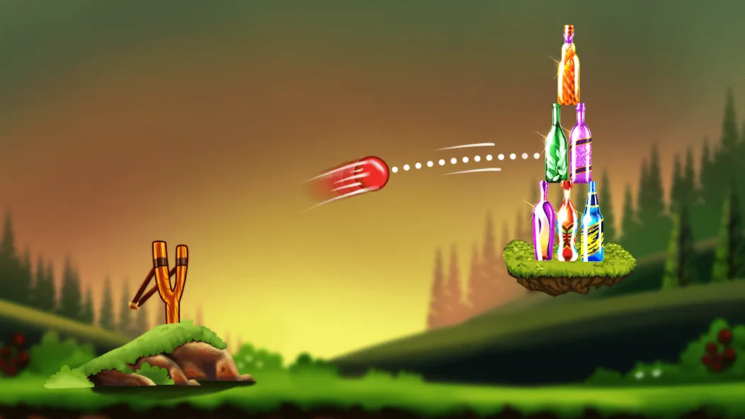 Bottle Shooting Game 2 (Мод: Безлимитные патроны и открыты все уровни) — скачать на Андроид — скриншот 1