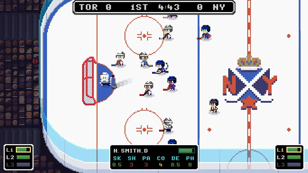 Ice League Hockey MOD APK скачать на Андроид — Безлимитные деньги и улучшенная команда — скриншот 1 Ice League Hockey MOD APK скачать на Андроид — Безлимитные деньги и улучшенная команда — скриншот 1
