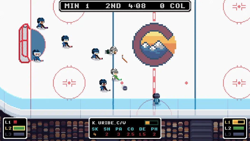Ice League Hockey MOD APK скачать на Андроид — Безлимитные деньги и улучшенная команда — скриншот 3 Ice League Hockey MOD APK скачать на Андроид — Безлимитные деньги и улучшенная команда — скриншот 3