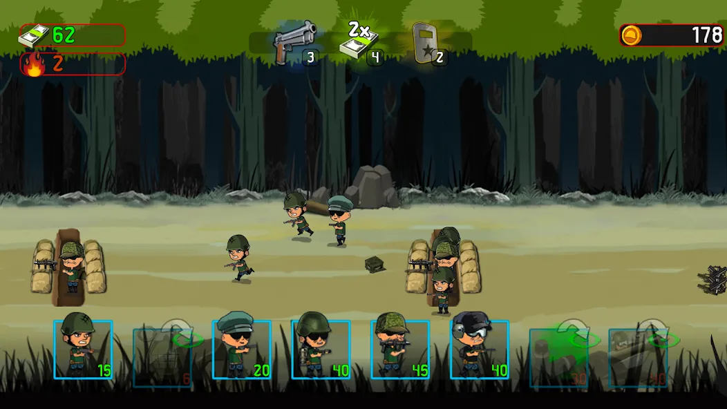 Скачать Army War: Military Troop Games мод — Безлимитные деньги и оружие — скриншот 3