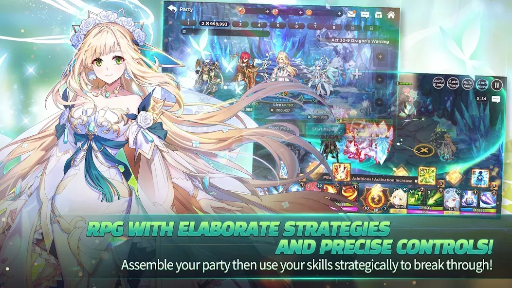 GrandChase на телефон — скачать мод: Безлимитные ресурсы и усиленные герои — скриншот 2 GrandChase на телефон — скачать мод: Безлимитные ресурсы и усиленные герои — скриншот 2
