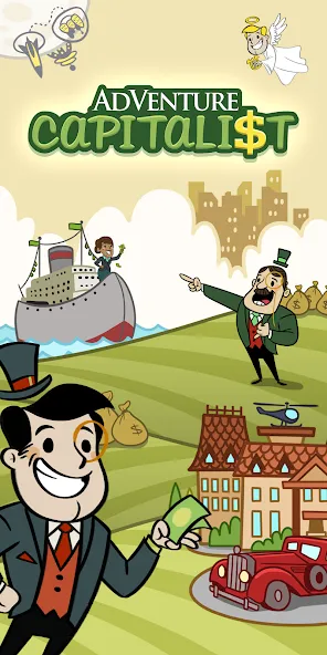 AdVenture Capitalist — взломанная версия, Много денег и быстрый доход — скриншот 1