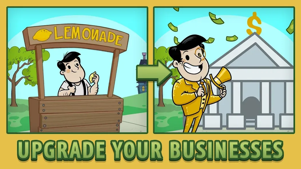 AdVenture Capitalist — взломанная версия, Много денег и быстрый доход — скриншот 3