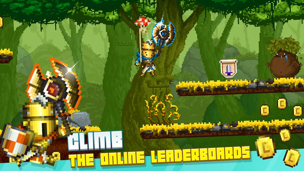 Bit Heroes Runner: Pixel Blitz взлом APK — Безлимитные монеты и энергия — скриншот 4 Bit Heroes Runner: Pixel Blitz взлом APK — Безлимитные монеты и энергия — скриншот 4