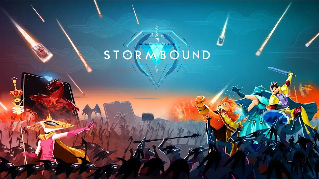 Stormbound: Kingdom Wars MOD APK скачать на Андроид — Безлимитные ресурсы и открыты все карты — скриншот 1