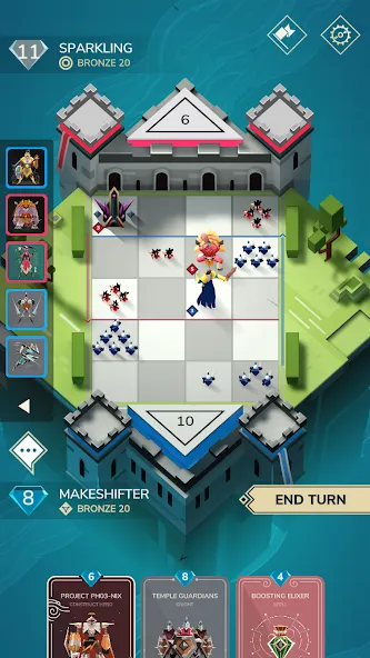 Stormbound: Kingdom Wars MOD APK скачать на Андроид — Безлимитные ресурсы и открыты все карты — скриншот 2
