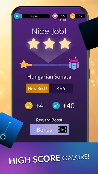 Скачать Piano Dream: Tap Piano Tiles 3 — Безлимитные жизни и золото — скриншот 4 Скачать Piano Dream: Tap Piano Tiles 3 — Безлимитные жизни и золото — скриншот 4