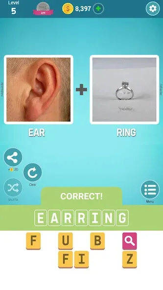 Pictoword: Fun Brain Word Game (Мод: Без рекламы и подсказки бесплатно) — скачать на Андроид — скриншот 3 Pictoword: Fun Brain Word Game (Мод: Без рекламы и подсказки бесплатно) — скачать на Андроид — скриншот 3