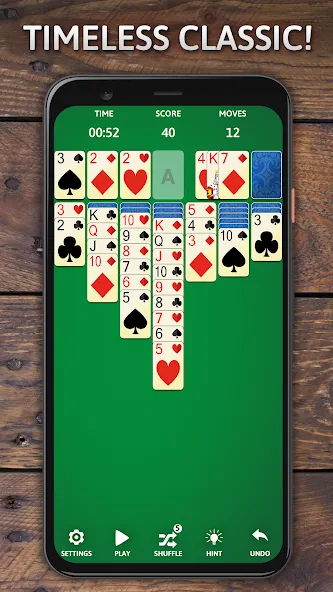 Скачать Solitaire Classic Era Games — Без рекламы и безлимитные подсказки — скриншот 1 Скачать Solitaire Classic Era Games — Без рекламы и безлимитные подсказки — скриншот 1