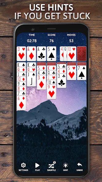 Скачать Solitaire Classic Era Games — Без рекламы и безлимитные подсказки — скриншот 4 Скачать Solitaire Classic Era Games — Без рекламы и безлимитные подсказки — скриншот 4