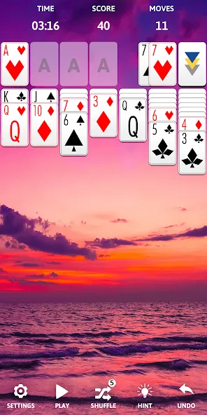 Скачать Solitaire Classic Era Games — Без рекламы и безлимитные подсказки — скриншот 5 Скачать Solitaire Classic Era Games — Без рекламы и безлимитные подсказки — скриншот 5