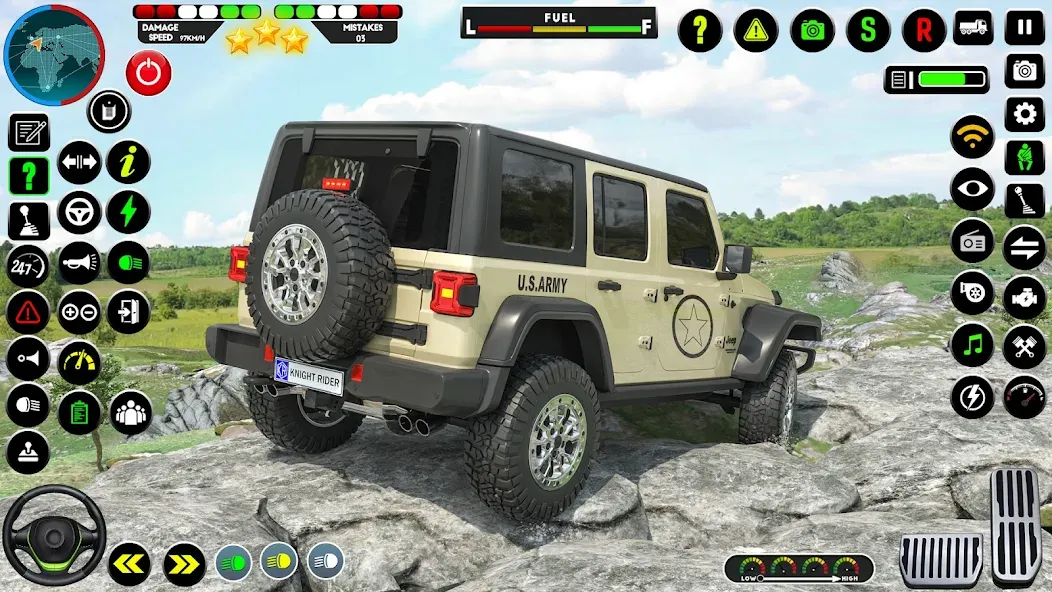Army Truck Transporter Game 3D — скачать мод: Безлимитные деньги и все уровни открыты — скриншот 1 Army Truck Transporter Game 3D — скачать мод: Безлимитные деньги и все уровни открыты — скриншот 1