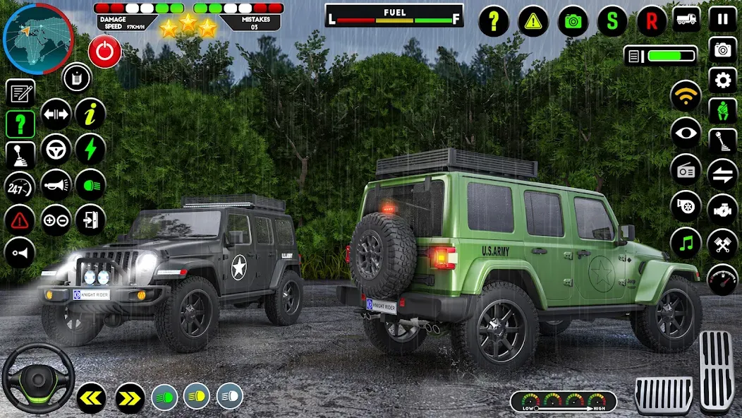Army Truck Transporter Game 3D — скачать мод: Безлимитные деньги и все уровни открыты — скриншот 4 Army Truck Transporter Game 3D — скачать мод: Безлимитные деньги и все уровни открыты — скриншот 4