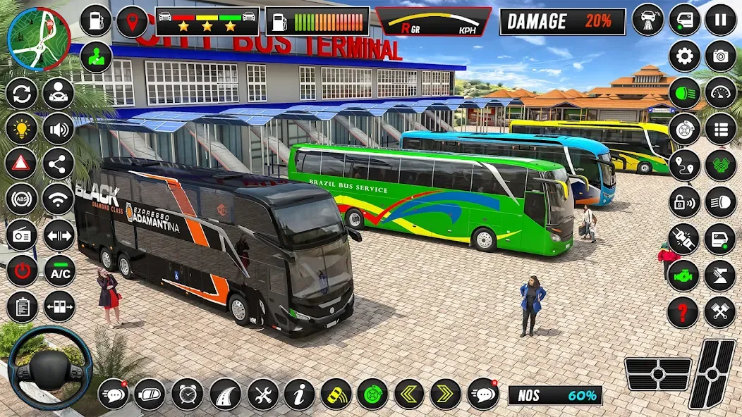 Скачать мод City Coach Bus Driver Games 3D — Безлимитные деньги и всё открыто — скриншот 5 Скачать мод City Coach Bus Driver Games 3D — Безлимитные деньги и всё открыто — скриншот 5