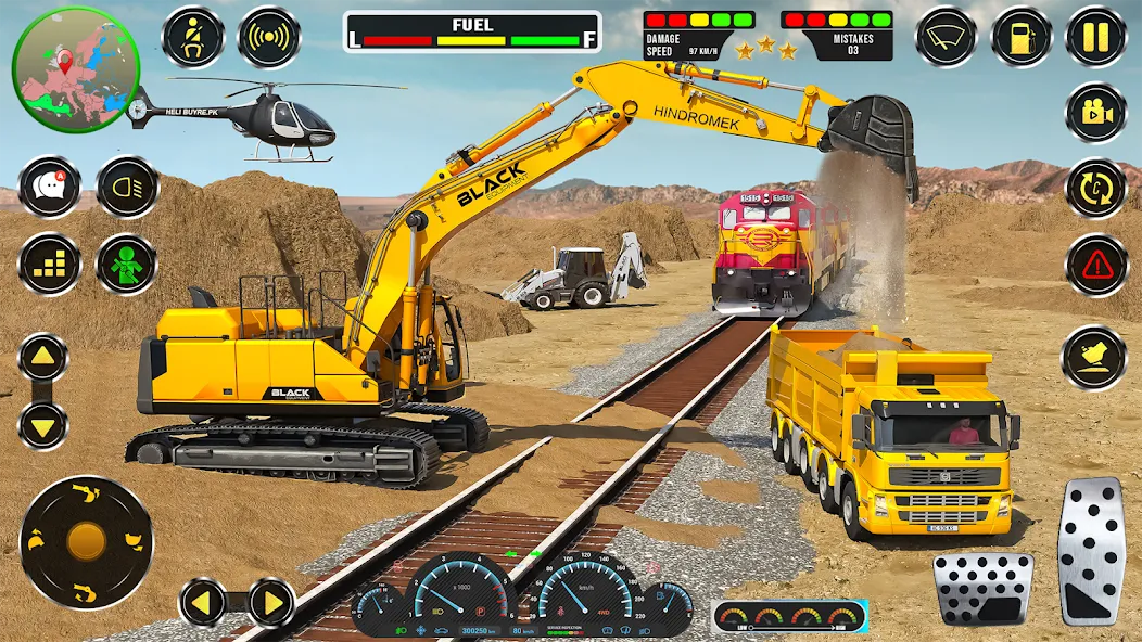 Real JCB Construction Games 3D мод на Андроид: Безлимитные деньги и техника открыта — скриншот 2