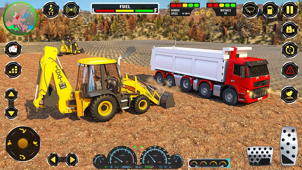 Real JCB Construction Games 3D мод на Андроид: Безлимитные деньги и техника открыта — скриншот 3