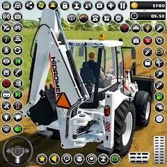 Real JCB Construction Games 3D мод на Андроид: Безлимитные деньги и техника открыта