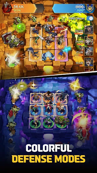 Defense Derby MOD APK: Безлимитные ресурсы и усиленные герои — скриншот 5 Defense Derby MOD APK: Безлимитные ресурсы и усиленные герои — скриншот 5